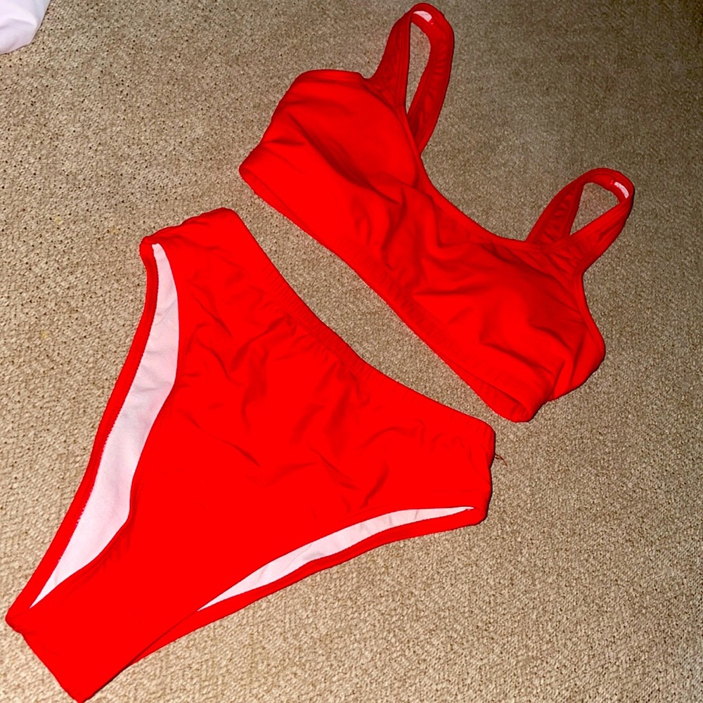 High Waisted 2 Piece Bikini
